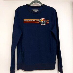 Abercrombie & Fitch Crewneck Sweatshirt Fleece Pullover size small Y2K